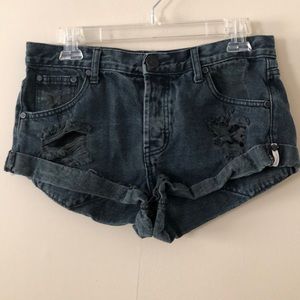 One Teaspoon Denim Shorts